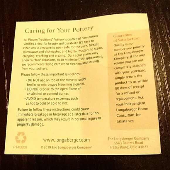 2011 Longaberger Horizon of Hope Pink Ceramic Mug New in Box - Picture 5 of 7